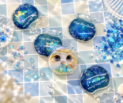 ウォーター金魚鉢キーホルダー