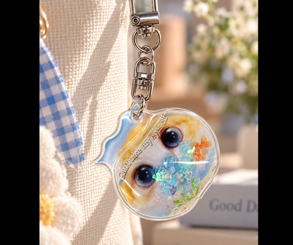 ウォーター金魚鉢キーホルダー