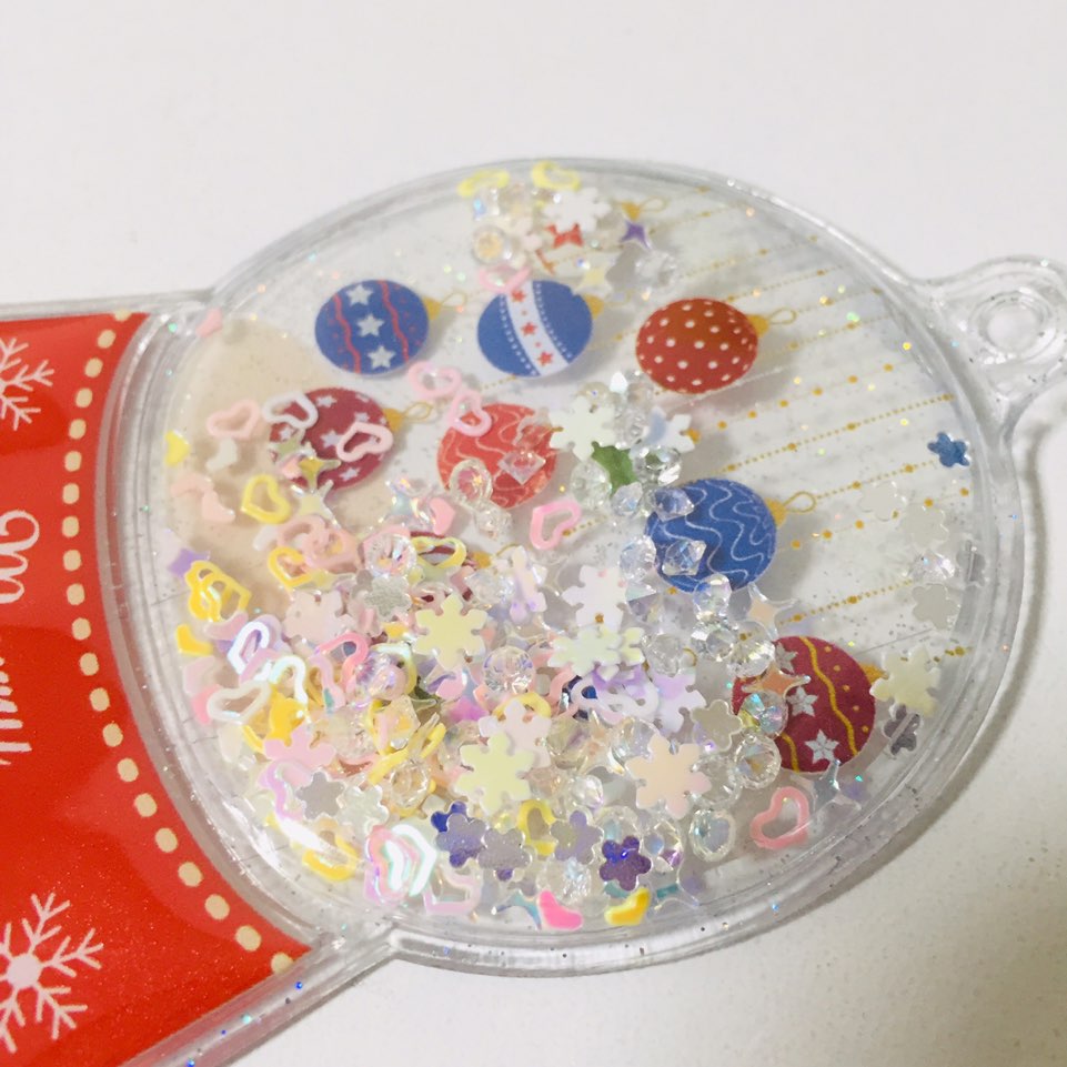 マジックボールキーホルダー(グリッター入り)