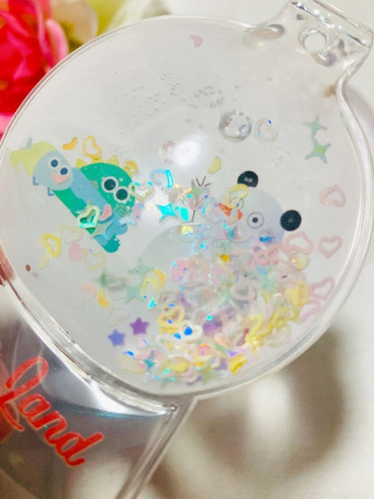 ウォーターマジックボールキーホルダー(通常グリッター入り・グリッター変更可能)