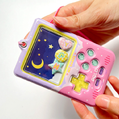 携帯ゲーム機型のフォトホルダー(ストラップセット)