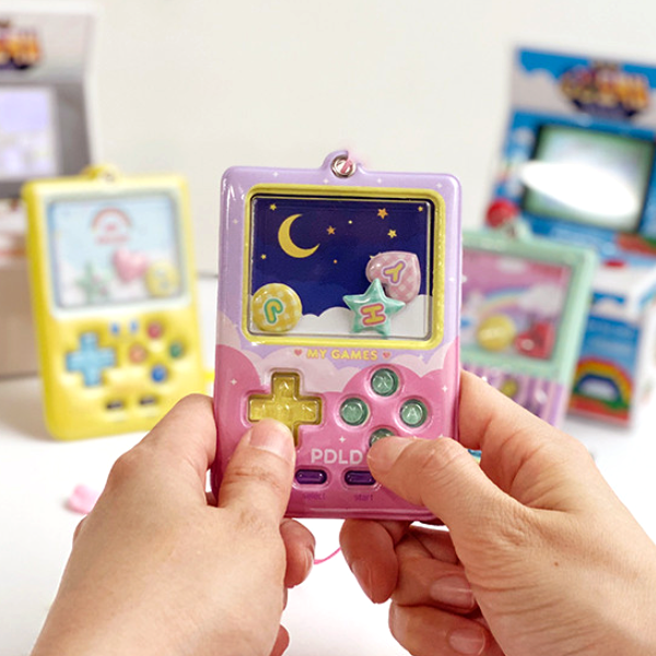 携帯ゲーム機型のフォトホルダー(ストラップセット)