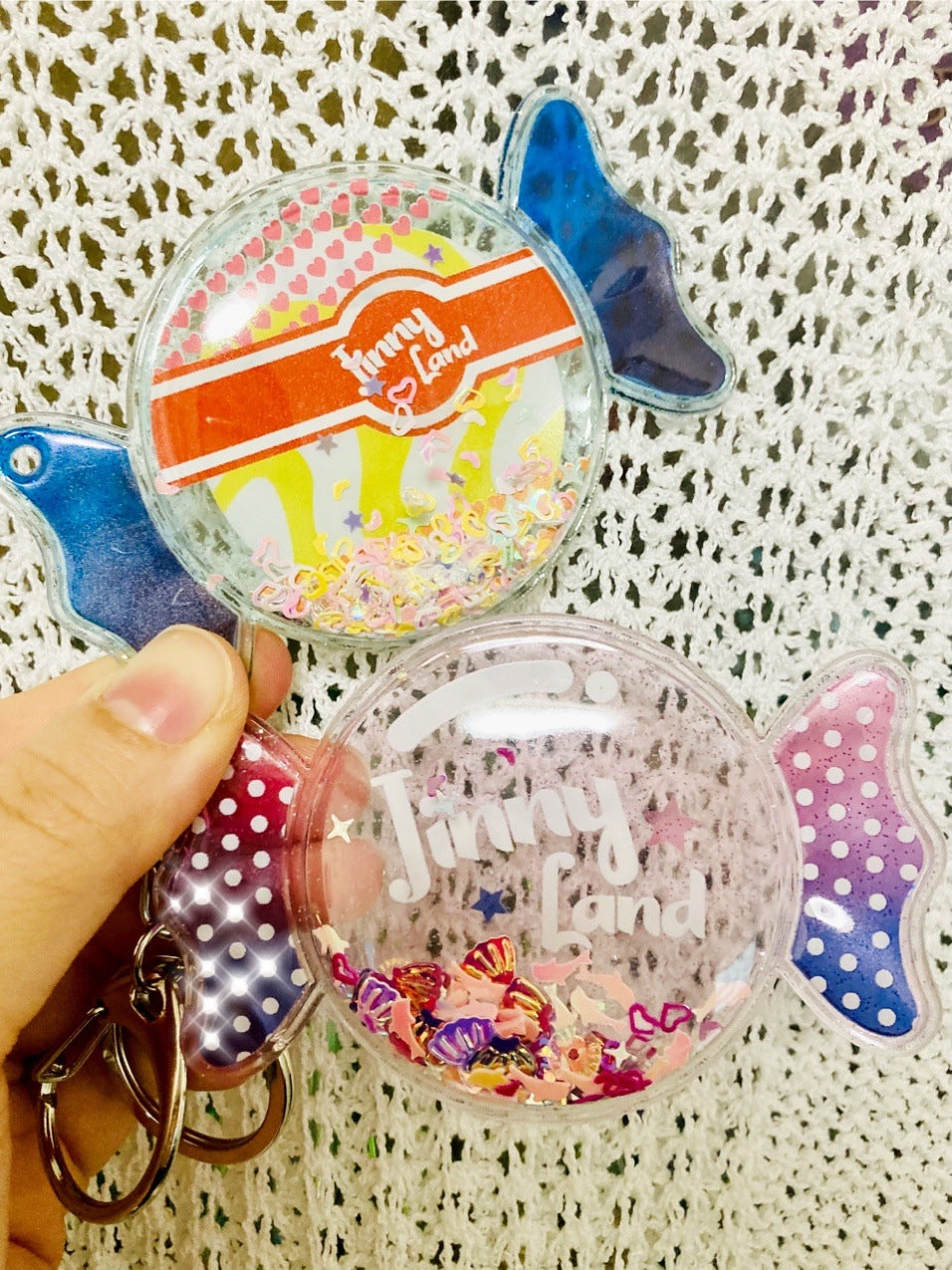 キャンディーキーホルダー（グリッター入り）