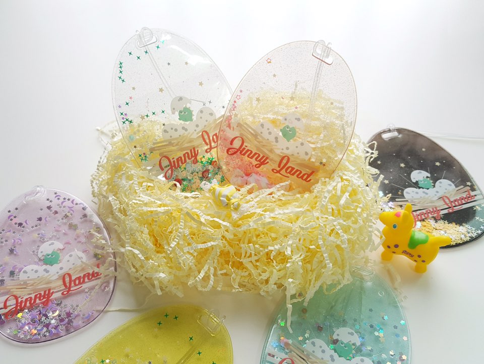 EGGタグ（ラメ生地・グリッター追加可能)