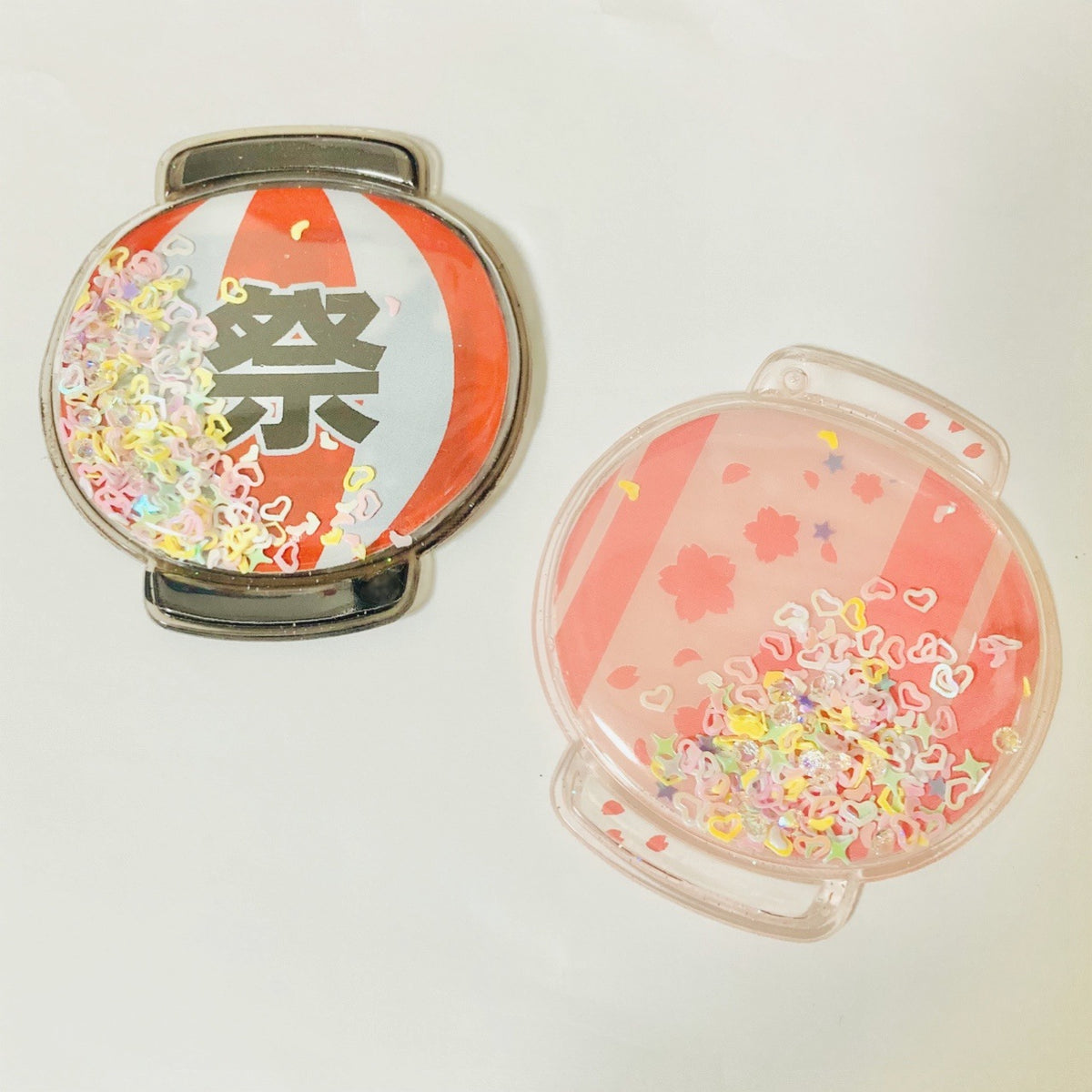 提灯キーホルダー（グリッター入り）