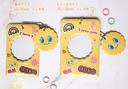 チャーム付き　ジャンボフォトホルダー(ボールチェーン追加可能)